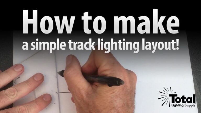 track lighting simple layout video