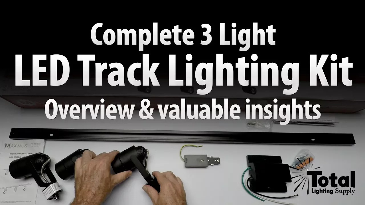 complete track lighting kit overview maximus