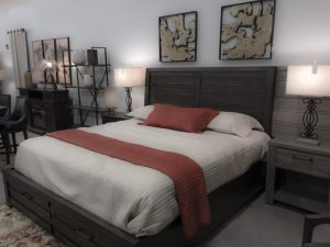 Furniture Store Red Bed Before