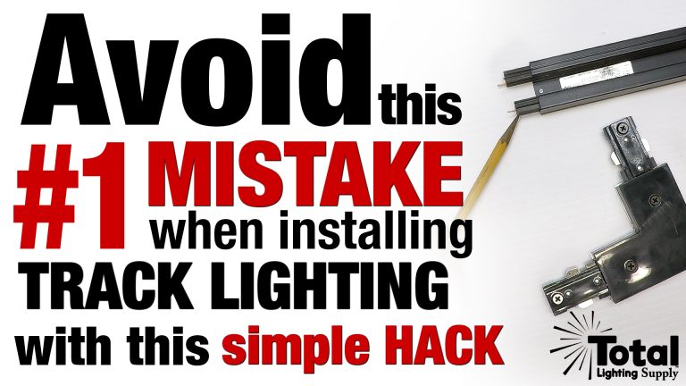 Avoid this #1 mistake when installing Track Lighting with a simple Hack