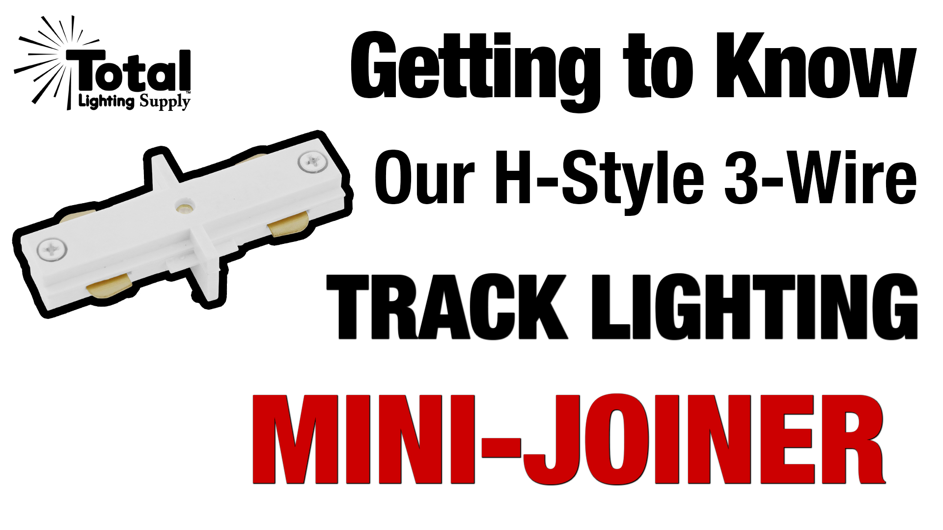 Track lighting TLSK107 min joiner